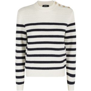 A.p.c., Dames, Truien, Veelkleurig, Maat: M Wol,