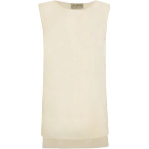 Cortana, Dames, Tops, Beige, Maat: XS Zijde,