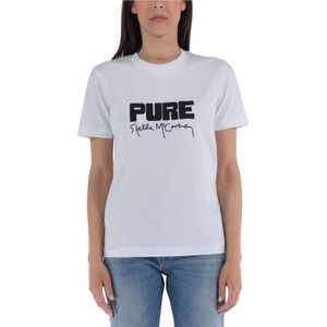 Stella McCartney, Dames, Tops, Wit, Maat: S Katoen,