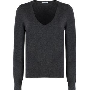 Malo, Dames, Truien, Grijs, Maat: XS Kasjmier,