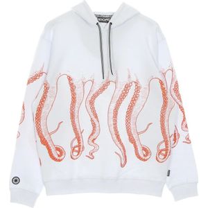Octopus, Heren, Sweatshirts & Hoodies, Wit, Maat: XS Katoen,