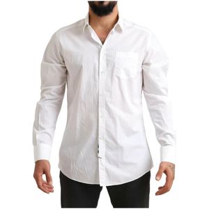 Dolce & Gabbana, Heren, Overhemden, Wit, Maat: M