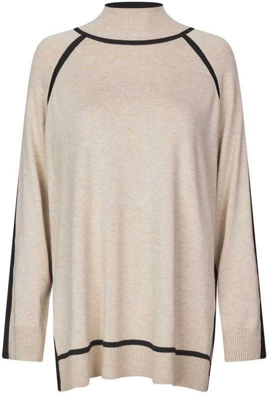 Masai Trui 'Freyane'  lichtbeige / zwart