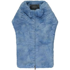 Lorena Antoniazzi, Dames, Jassen, Blauw, Maat: S Acryl,