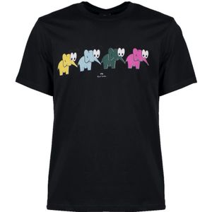 PS By Paul Smith, Heren, Tops, Zwart, Maat: S Katoen,