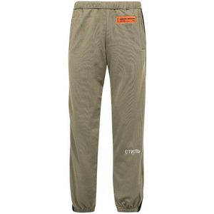 Heron Preston, Heren, Broeken, Groen, Maat: 2XL Katoen,