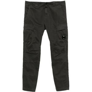 C.p. Company, Heren, Broeken, Grijs, Maat: S Katoen,