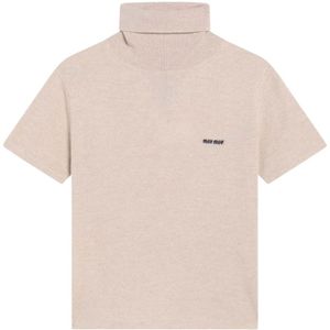 Miu Miu, Dames, Truien, Beige, Maat: M