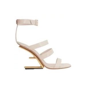 Fendi Sandalen , Beige , Dames , Maat: 37 1/2 EU