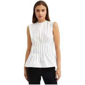 Khaite, Dames, Tops, Wit, Maat: S Katoen,