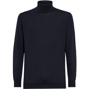 Boggi Milano - Coltrui - Blauw - Wol - Merino Wollen