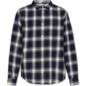 AllSaints, Heren, Overhemden, Blauw, Maat: S Katoen,