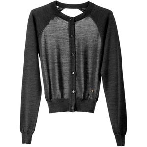 Moschino, Dames, Truien, Zwart, Maat: XS Wol,