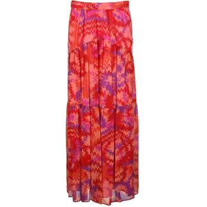 Dondup, Dames, Rokken, Veelkleurig, Maat: XS Chiffon,