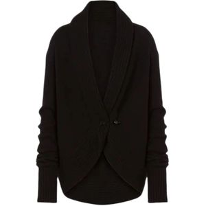 Alberta Ferretti, Dames, Truien, Zwart, Maat: S