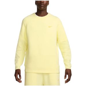 Nike, Heren, Sweatshirts & Hoodies, Geel, Maat: XL Fleece,