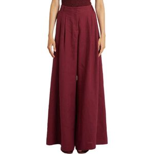 Marella, Dames, Broeken, Rood, Maat: 2XS Poliester,