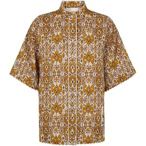 Zimmermann, Dames, Blouses & Shirts, Veelkleurig, Maat: M Linnen,