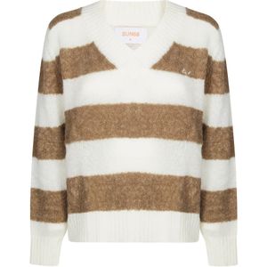 Sun68, Dames, Truien, Veelkleurig, Maat: S