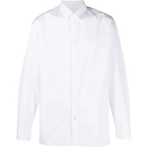 Jil Sander, Heren, Overhemden, Wit, Maat: L Katoen,