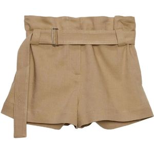 Msgm - Bermuda Shorts - Beige - Stofmix 91% Vi 8% Pl 1% Ea