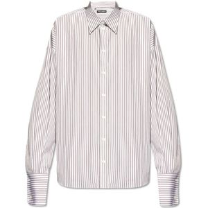 Dolce & Gabbana, Heren, Overhemden, Wit, Maat: S Katoen,