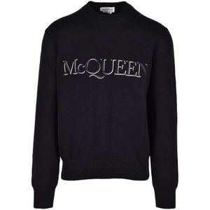 Alexander McQueen, Heren, Truien, Zwart, Maat: XL