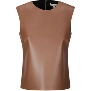 JW Anderson, Dames, Tops, Bruin, Maat: XS Leer,