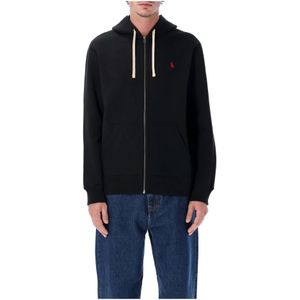 Polo Ralph Lauren, Heren, Sweatshirts & Hoodies, Zwart, Maat: S Katoen,