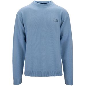 Sun68, Heren, Truien, Blauw, Maat: XL Wol,