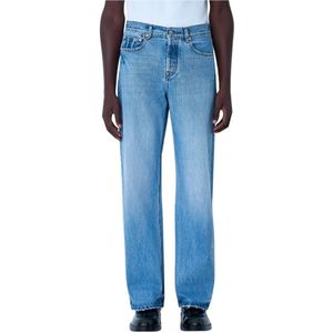Jacquemus, Heren, Jeans, Blauw, Maat: W30 Denim,