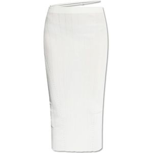 Jacquemus, Dames, Rokken, Wit, Maat: 2XS Viscose,