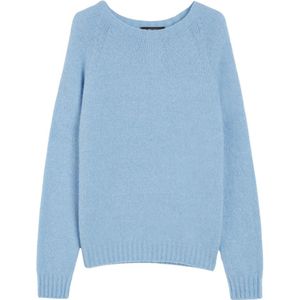 Weekend Max Mara, Dames, Truien, Blauw, Maat: XS Katoen,