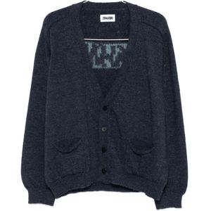 Magliano, Heren, Sweatshirts & Hoodies, Blauw, Maat: M Wol,