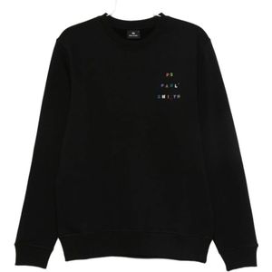 PS By Paul Smith, Heren, Sweatshirts & Hoodies, Zwart, Maat: M Katoen,