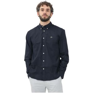 Lacoste - Overhemd - Blauw - Katoen