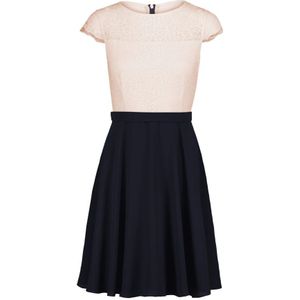 vera mont, Dames, Jurken, Blauw, Maat: 2XS Chiffon,