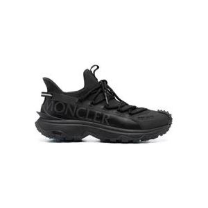 Moncler Zwarte Trailgrip Lite2 Sneakers , Black , Heren , Maat: 44 EU