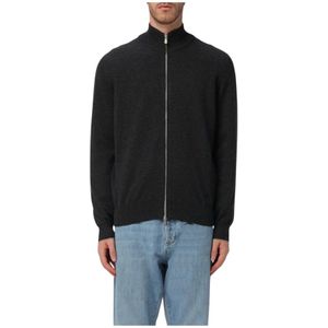 Brunello Cucinelli, Heren, Truien, Grijs, Maat: M Kasjmier,