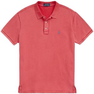 Polo Ralph Lauren, Heren, Tops, Rood, Maat: L Katoen,