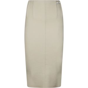 Elisabetta Franchi, Dames, Rokken, Wit, Maat: L