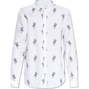 PS By Paul Smith, Heren, Overhemden, Wit, Maat: L Katoen,