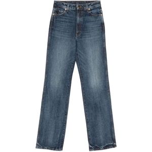 Khaite, Dames, Jeans, Blauw, Maat: W28 Katoen,