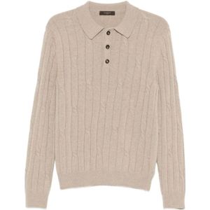 Zanone, Heren, Truien, Beige, Maat: XL