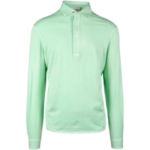 Filippo De Laurentiis, Heren, Tops, Groen, Maat: M Katoen,