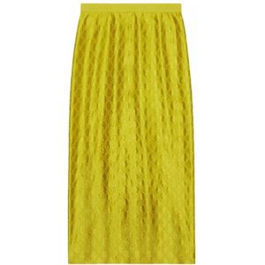 Gucci, Dames, Rokken, Geel, Maat: XS Zijde,