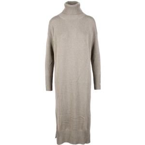 Snobby Sheep, Dames, Jurken, Bruin, Maat: 2XS Wol,