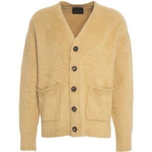 Roberto Collina, Heren, Truien, Beige, Maat: M