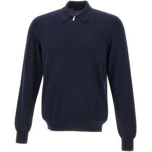 Gran Sasso, Heren, Truien, Blauw, Maat: M Wol,