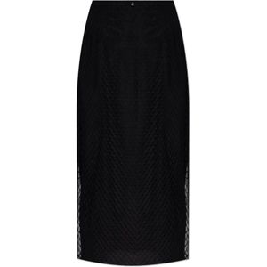 Dolce & Gabbana, Dames, Rokken, Zwart, Maat: XS Katoen,